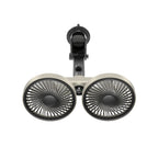 2026 Upgraded Car Dual-Head Fan, USB Rear Seat Fan 360° Rotation, Multi-Angle High-Power Fan Mount for Backseat Passengers