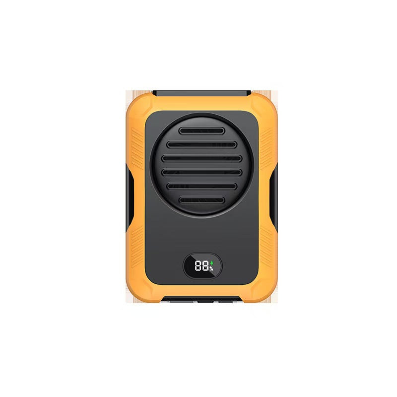 2026 New Model Ice Cooling Waist Fan Portable Strong Wind Clip-On Outdoor Neck Fan Cross-Border