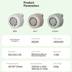 2026 New Portable Neck Cooling Fan, Mini Personal Fan with Rain-Clamping, Hands-Free for Desktop Outdoor Travel