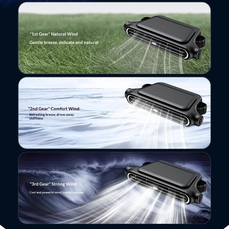 2026 New Car Seat Cooling Fan, USB Charging Portable Fan for Rear Seat Passengers, Vehicle Air Circulator