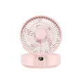 2026 New Oscillating Desktop Fan, USB Rechargeable, Quiet Operation, Powerful Airflow with Long Battery Life