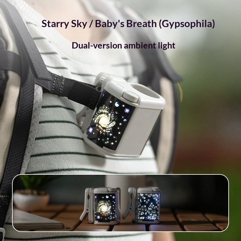 2026 New Outdoor Waist Fan, 100-Speed Stepless USB Personal Fan, Clip-on Umbrella & Waist-Hanging Design for Hands-Free Cooling