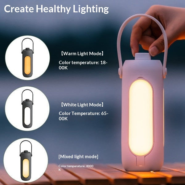 2026 Folding Camping Light, USB Rechargeable Portable Hanging Lantern, 3 Modes Bright Outdoor Light for Tent Hiking Emergency
