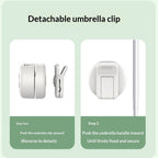 2026 New Portable Neck Cooling Fan, Mini Personal Fan with Rain-Clamping, Hands-Free for Desktop Outdoor Travel