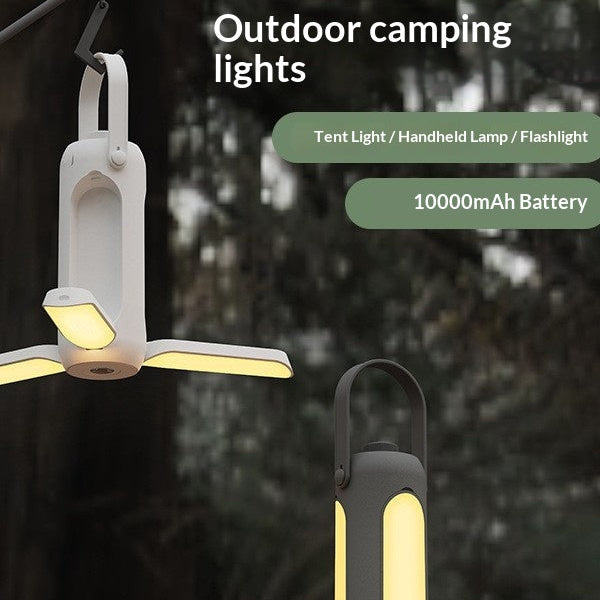 2026 Folding Camping Light, USB Rechargeable Portable Hanging Lantern, 3 Modes Bright Outdoor Light for Tent Hiking Emergency