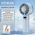 2026 New Model High-Speed Cooling Handheld Fan with 100 Speed Settings, Silent Ice Compress, USB Charging, Portable Cross-Border Mini Fan